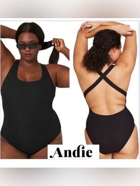 ANDIE SWIM Tulum Ribbed One-Piece Long
Torso Swimsuit XXXL